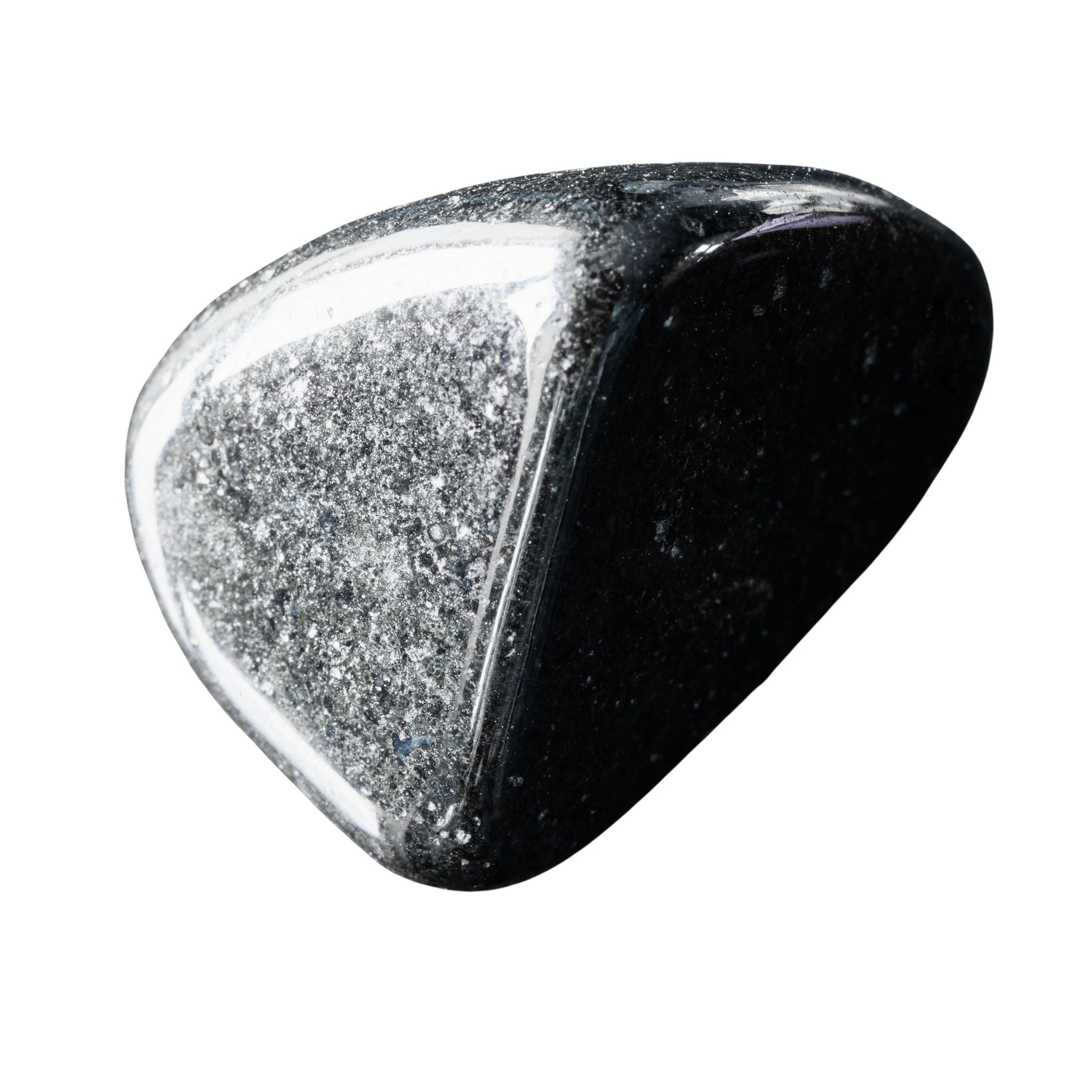 Polished Black Pebbles 3–5 cm | Decorative Landscaping Stones – UMS, image size:2048x2048